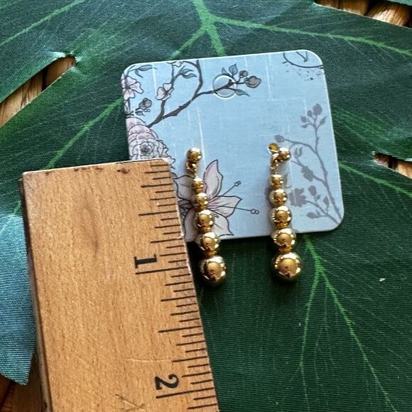 BOGO FREE GOLD BALL DROP EARRINGS - Picture 5 of 6